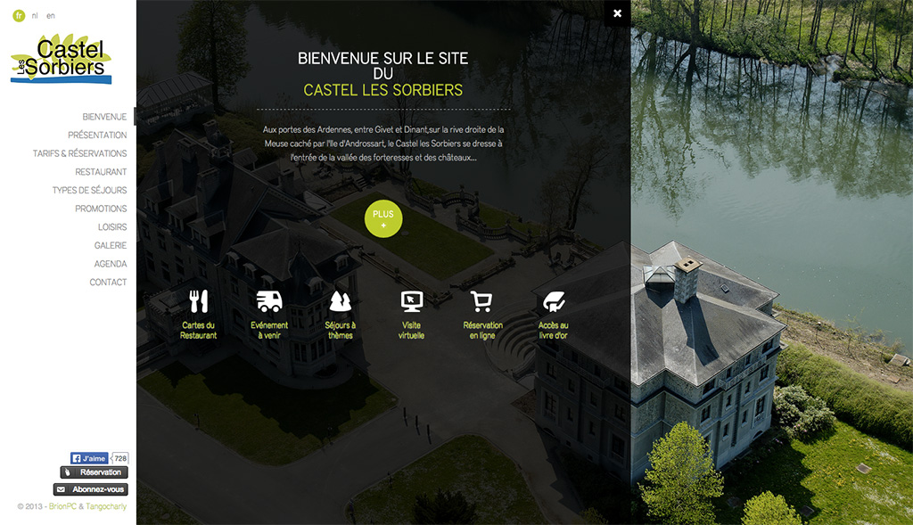 Castel les Sorbiers - Page d'Accueil